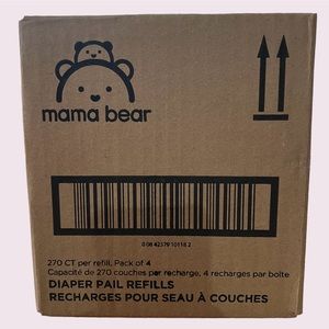 Mama Bear Diaper Pail Refill 4 Pack for Diaper Genie New In Box